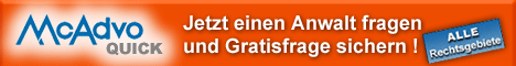 McAdvoQuick - Einen Anwalt fragen